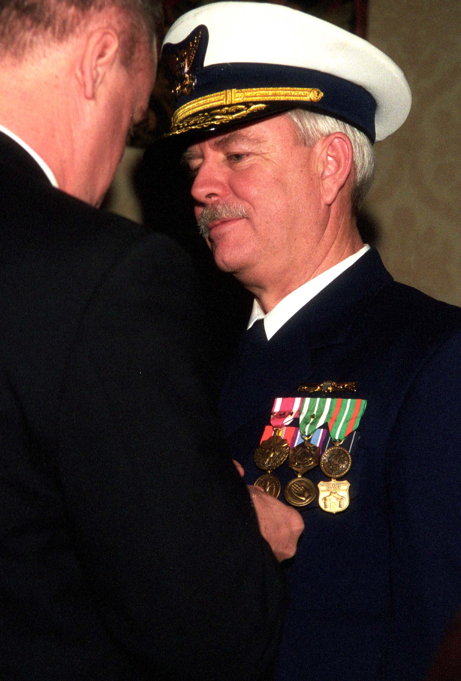 A photo of Rear Admiral Bennis' retirement